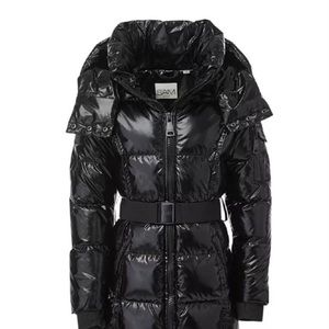 SAM. Coat Soho Belted Down Mid-Length Puffer Jacket